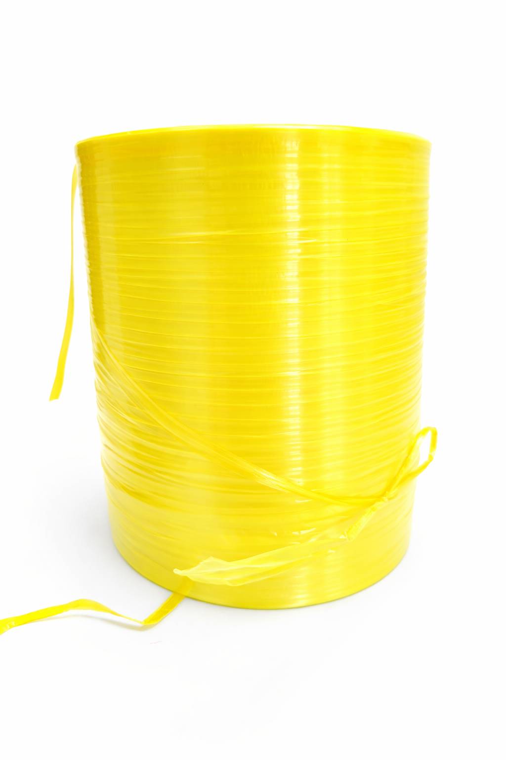 เชือกพลาสติก PP สีเหลือง ผลิตโดยตรงจากโรงงาน